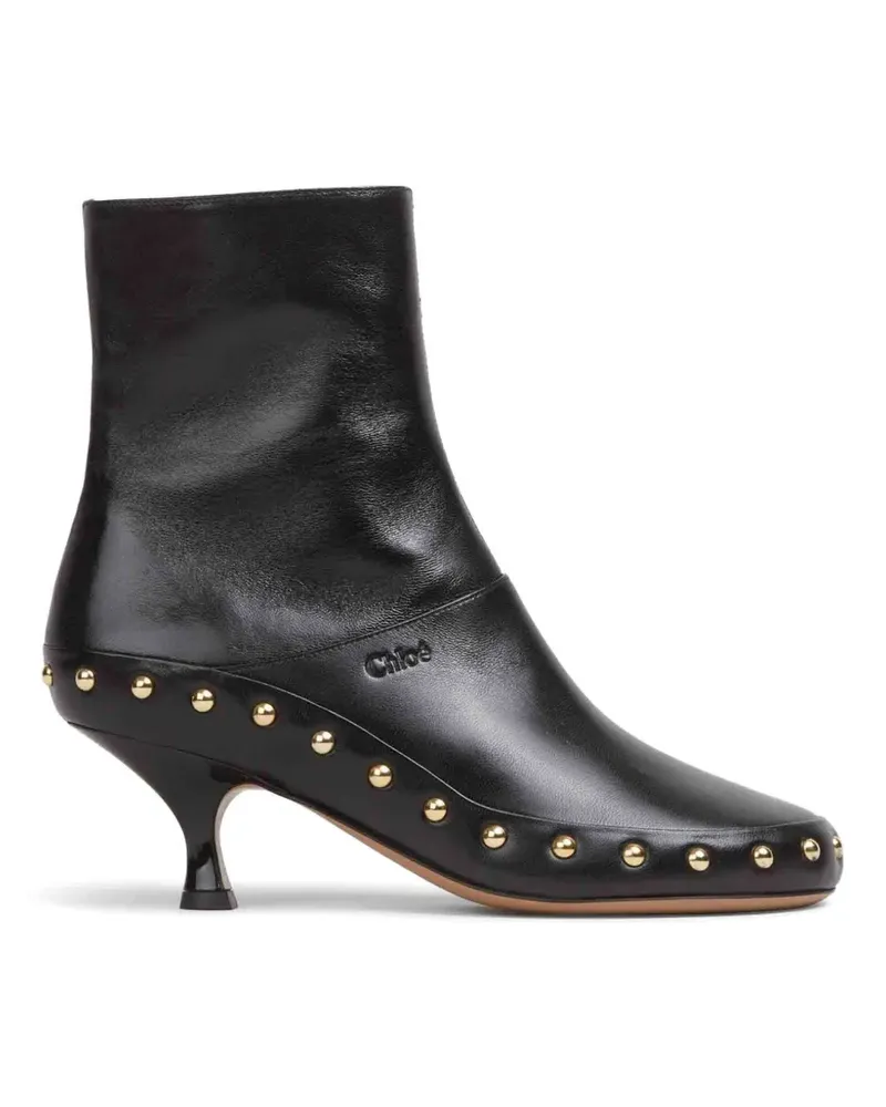 Chloé studded leather ankle boots - Schwarz Schwarz