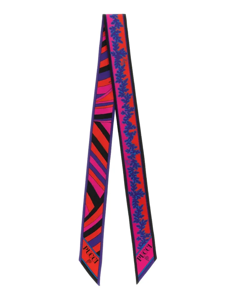 Emilio Pucci Schal mit Iride and Selva-Print - Rot Rot