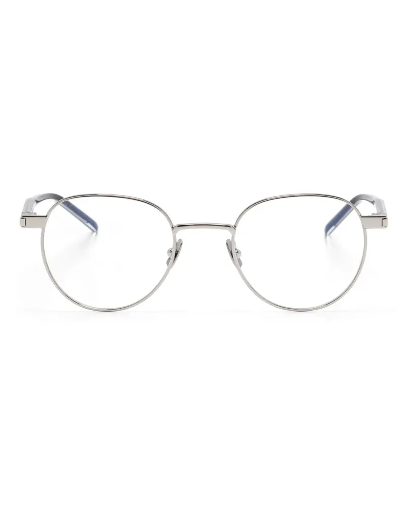 Saint Laurent Brille mit rundem Gestell - Silber Silber