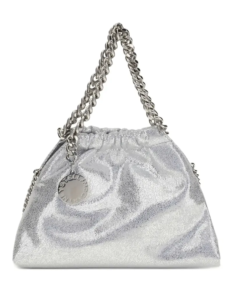 Stella McCartney Kleine Falabella Schultertasche mit Kettenriemen - Silber Silber