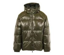 Gefütterte Kapuzenjacke - Grün