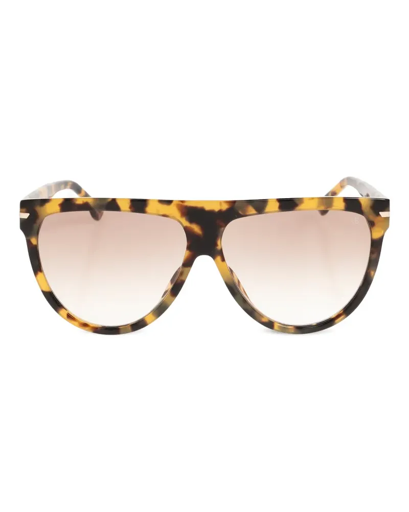 Victoria Beckham Sonnenbrille in Schildpattoptik - Braun Braun