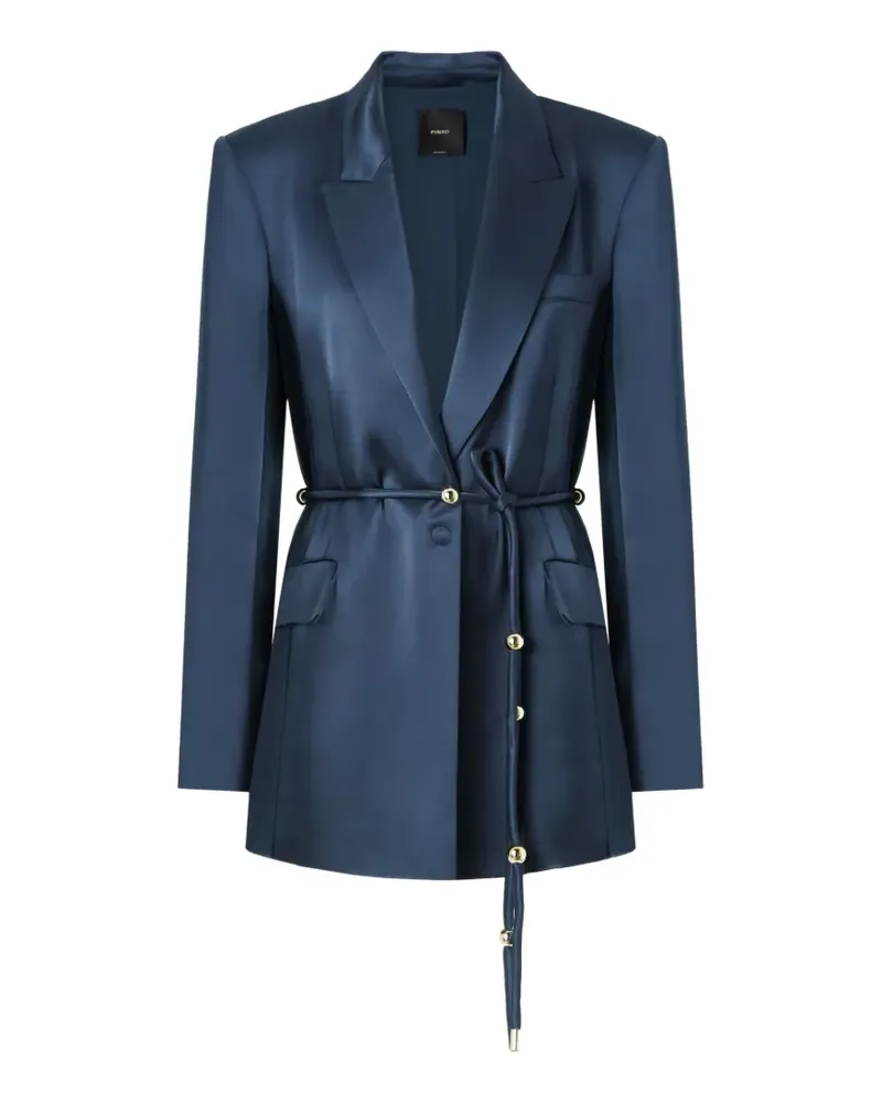 Pinko Carillon Jacke mit Gürtel - Blau Blau