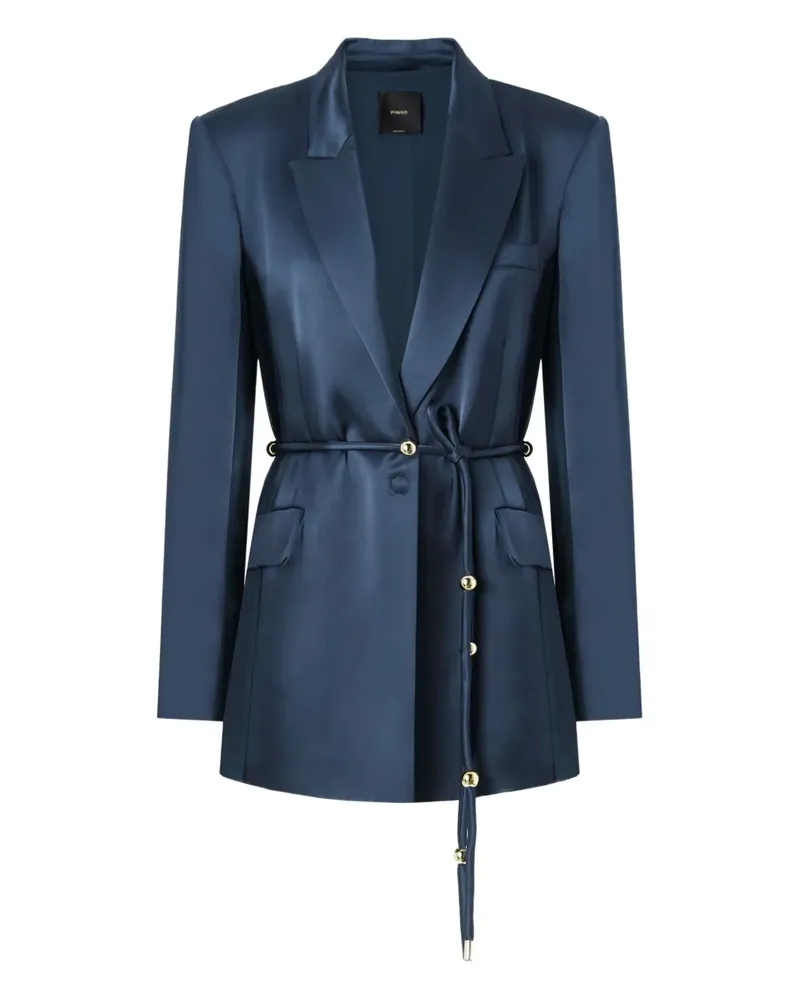 Pinko Carillon Jacke mit Gürtel - Blau Blau