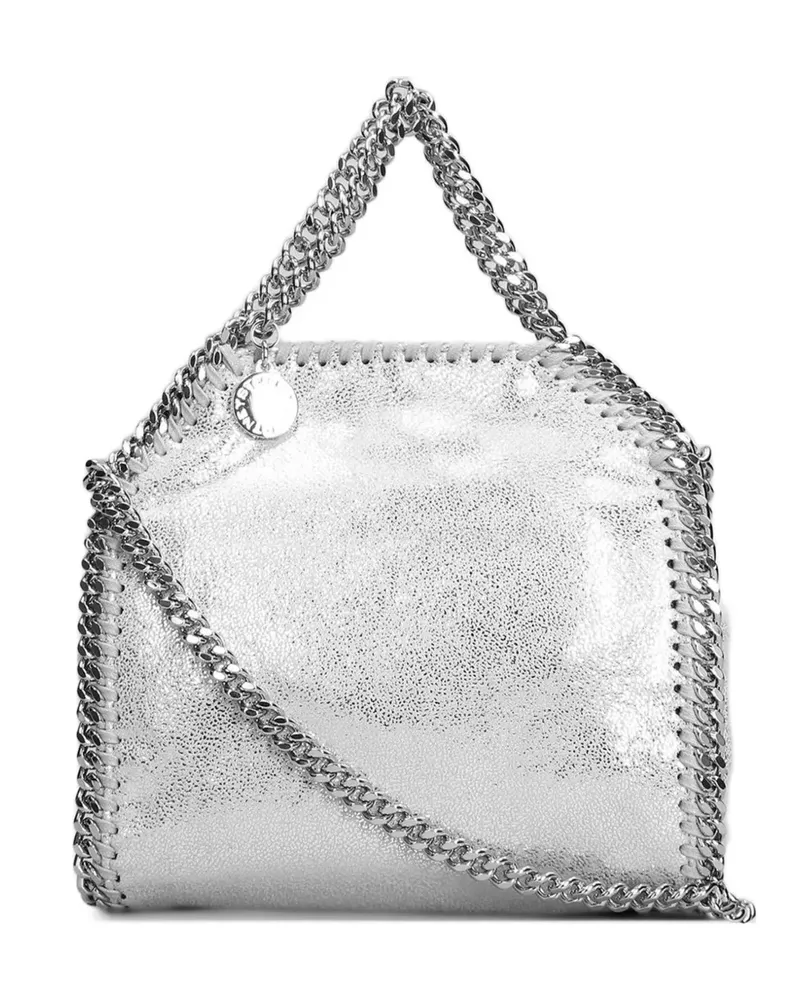 Stella McCartney Falabella chain-trim shoulder bag - Silber Silber