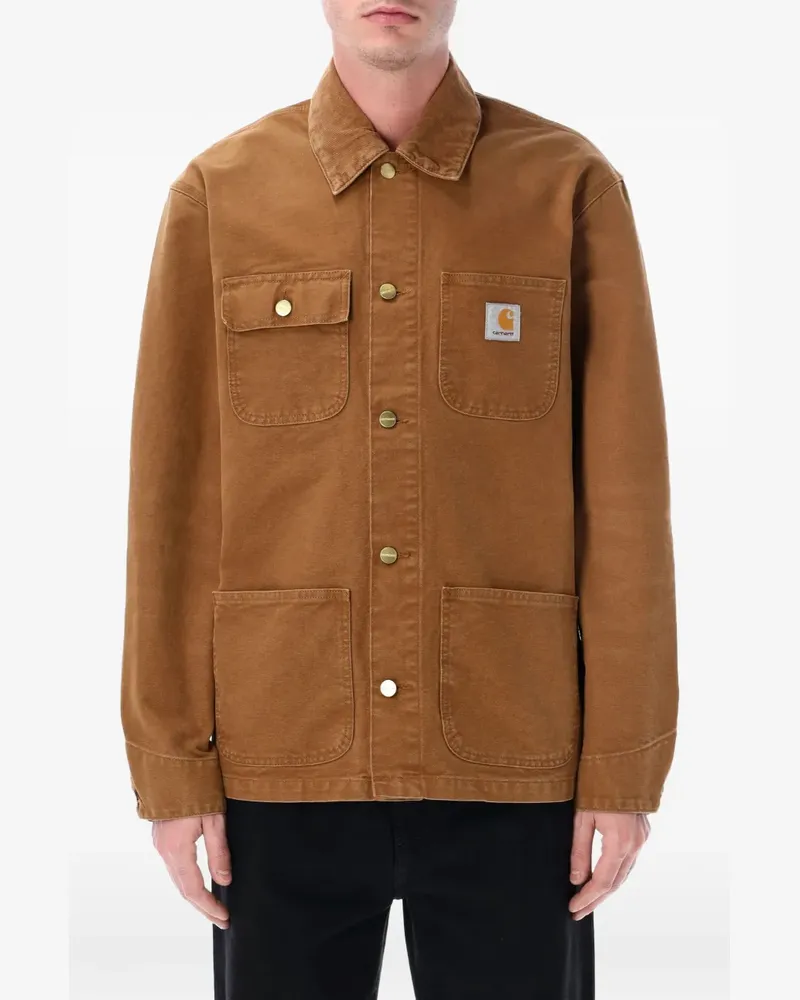 Carhartt WIP Michigan corduroy-collar jacket - Braun Braun