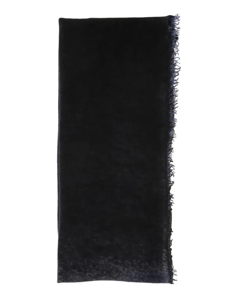 Faliero Sarti frayed cashmere scarf - Schwarz Schwarz
