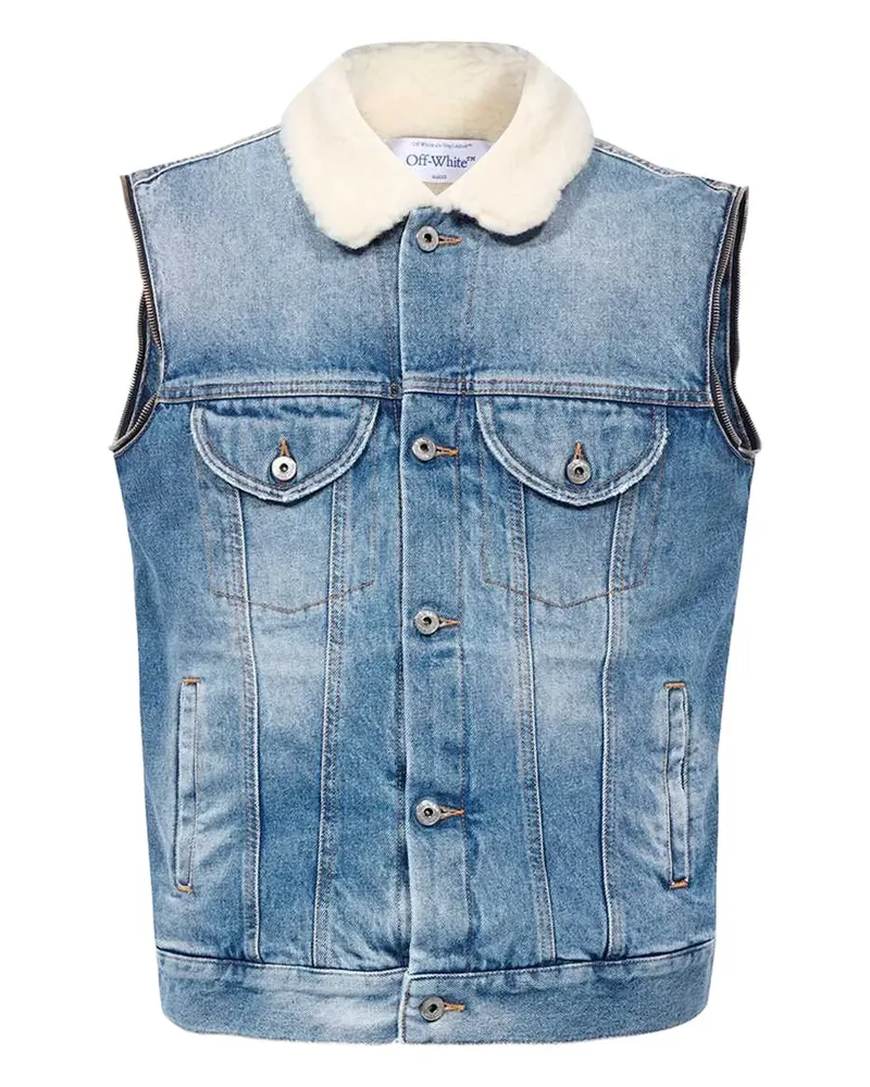 OFF-WHITE Weste aus Denim - Blau Blau