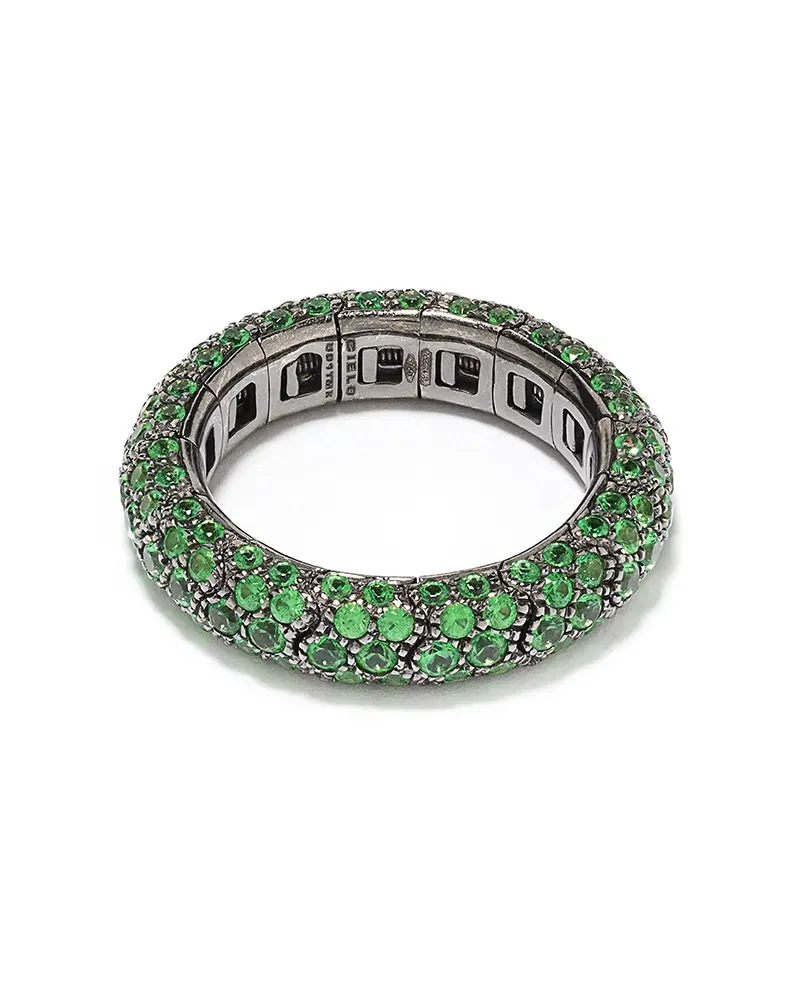 Mattia Cielo 18kt Schwarzgoldring Schwarz