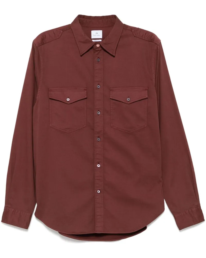 Paul Smith Hemd mit klassischem Kragen - Rot Rot