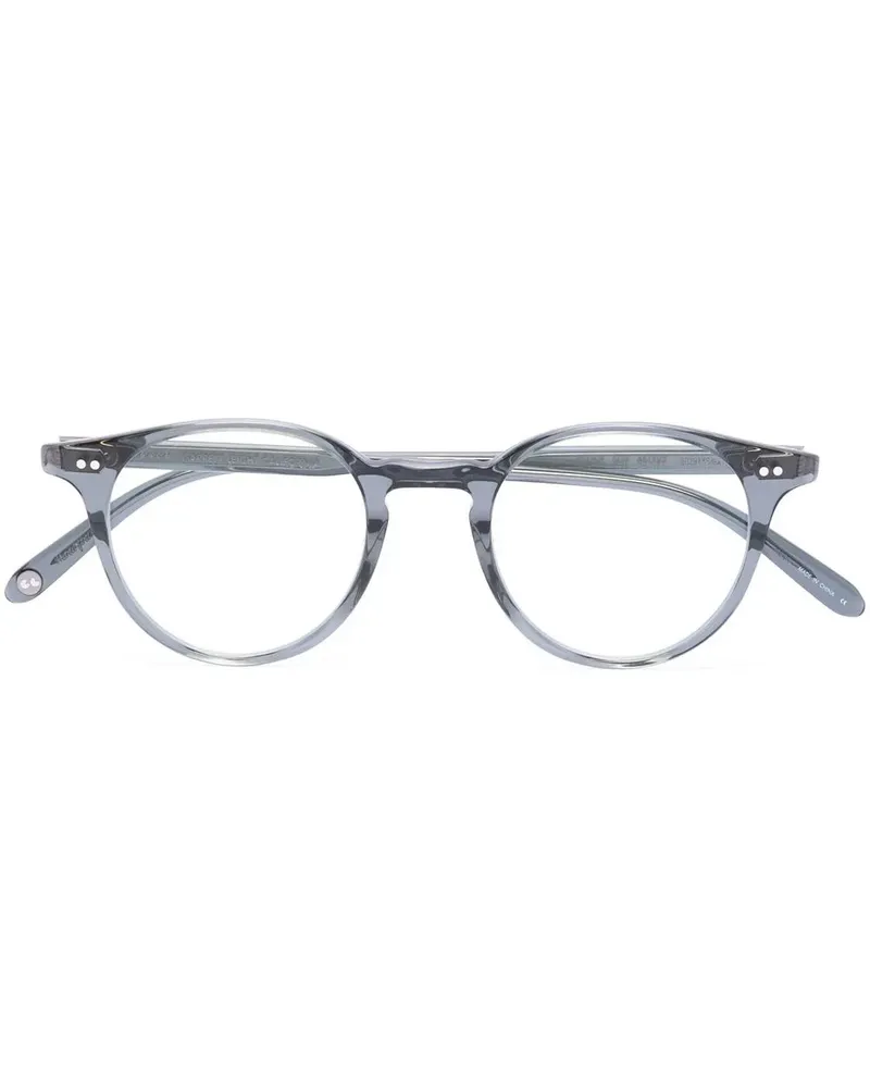 Garrett Leight Brille mit rundem Gestell - Grau Grau