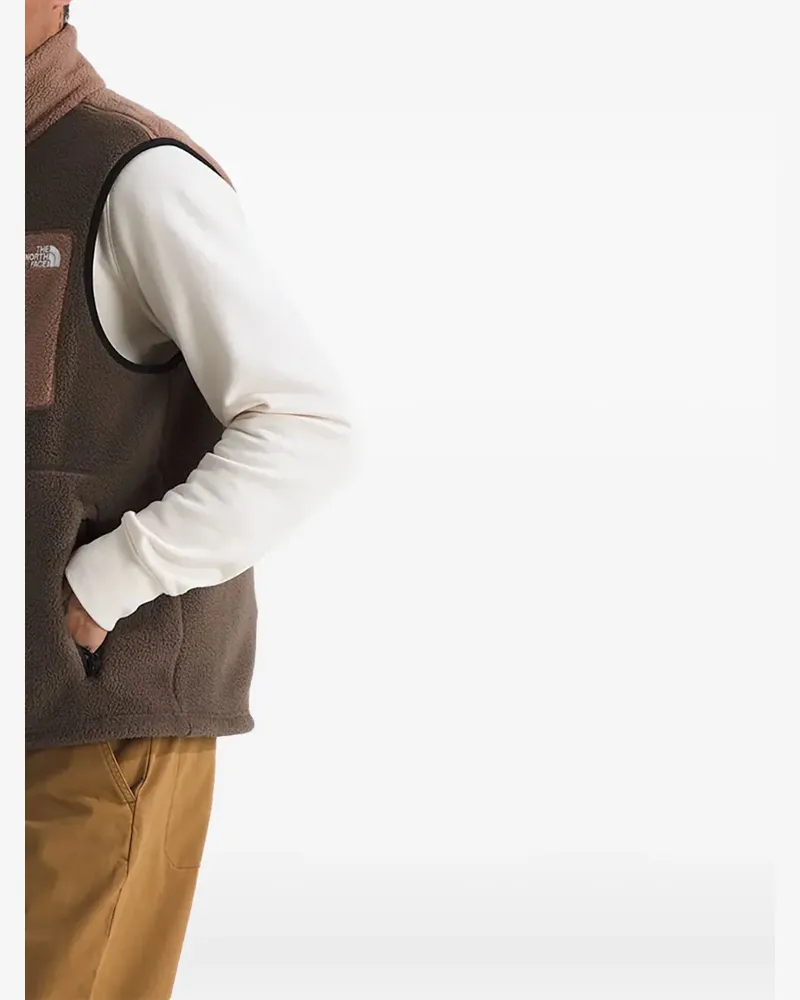 The North Face zip-up vest - Braun Braun