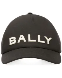 Bally Baseballkappe mit Logo-Stickerei Schwarz