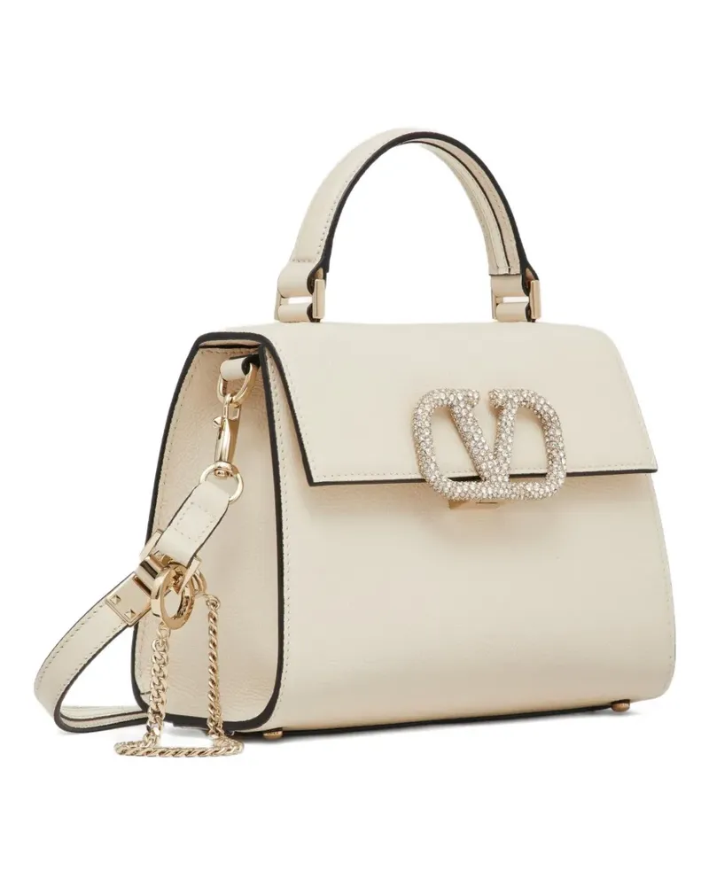 Valentino Garavani Kleine VSling Schultertasche - Nude Nude