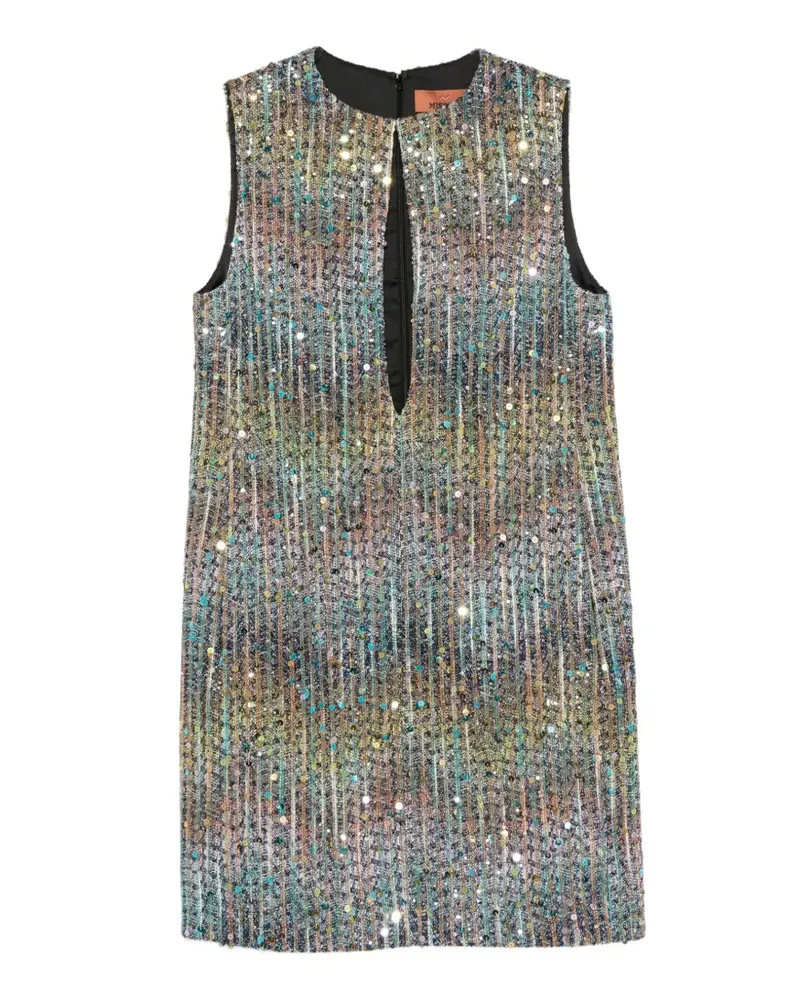 Missoni sequin-embellished metallic-thread mini dress - Rosa Rosa