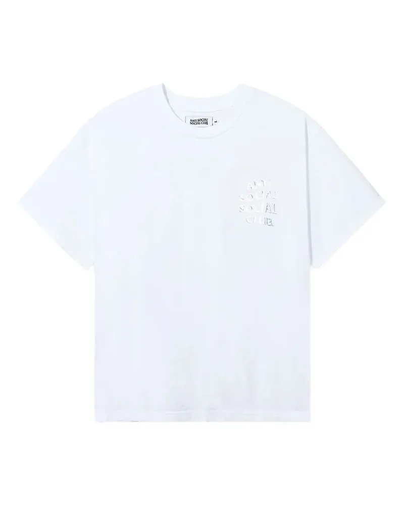 Anti Social Social Club Get Weird Hologram T-Shirt - Weiß Weiß