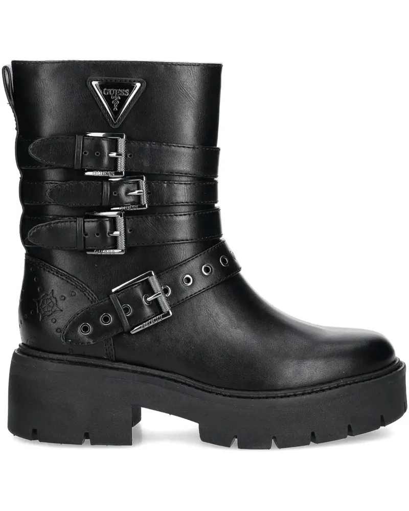 Guess Salvo Stiefel mit Plateau - Schwarz Schwarz