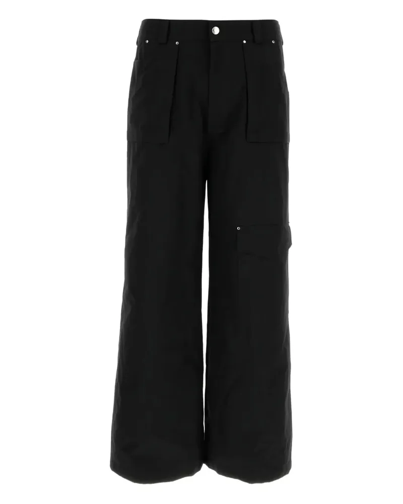 Alexander McQueen Hose mit aufgesetzten Taschen - Schwarz Schwarz