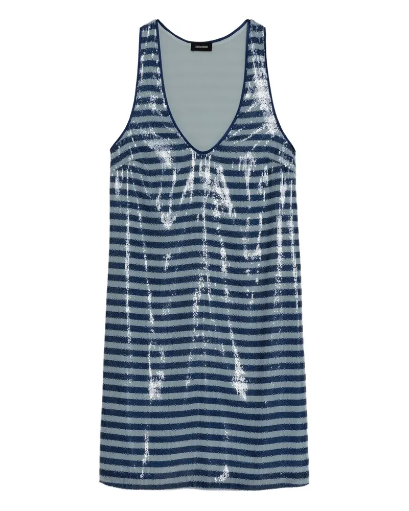 Zadig & Voltaire Rasha Kleid mit Pailletten - Blau Blau