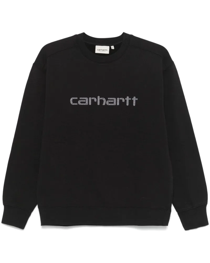 Carhartt WIP Rivet Script Sweatshirt - Schwarz Schwarz