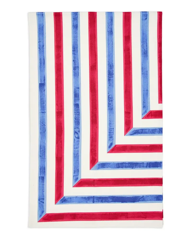 Les-Ottomans Tischdecke mit Print - Weiß Weiß