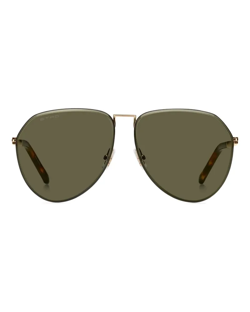 Etro Getönte Pilotenbrille - Gold Gold