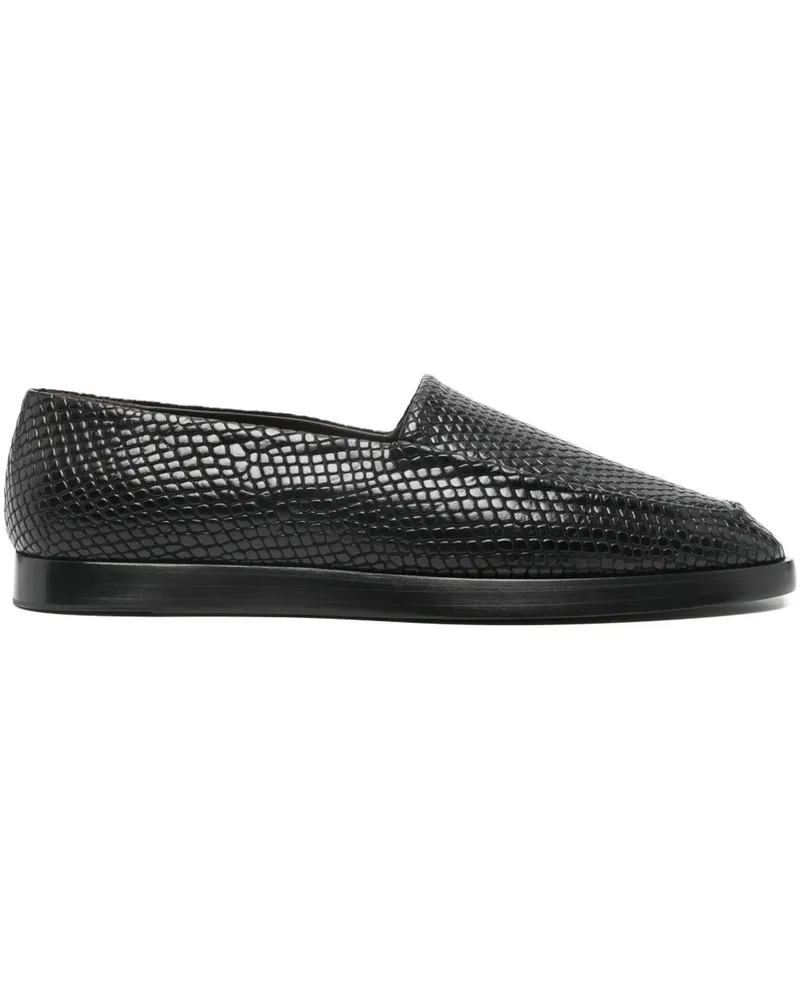 Fear of God embossed loafers - Schwarz Schwarz