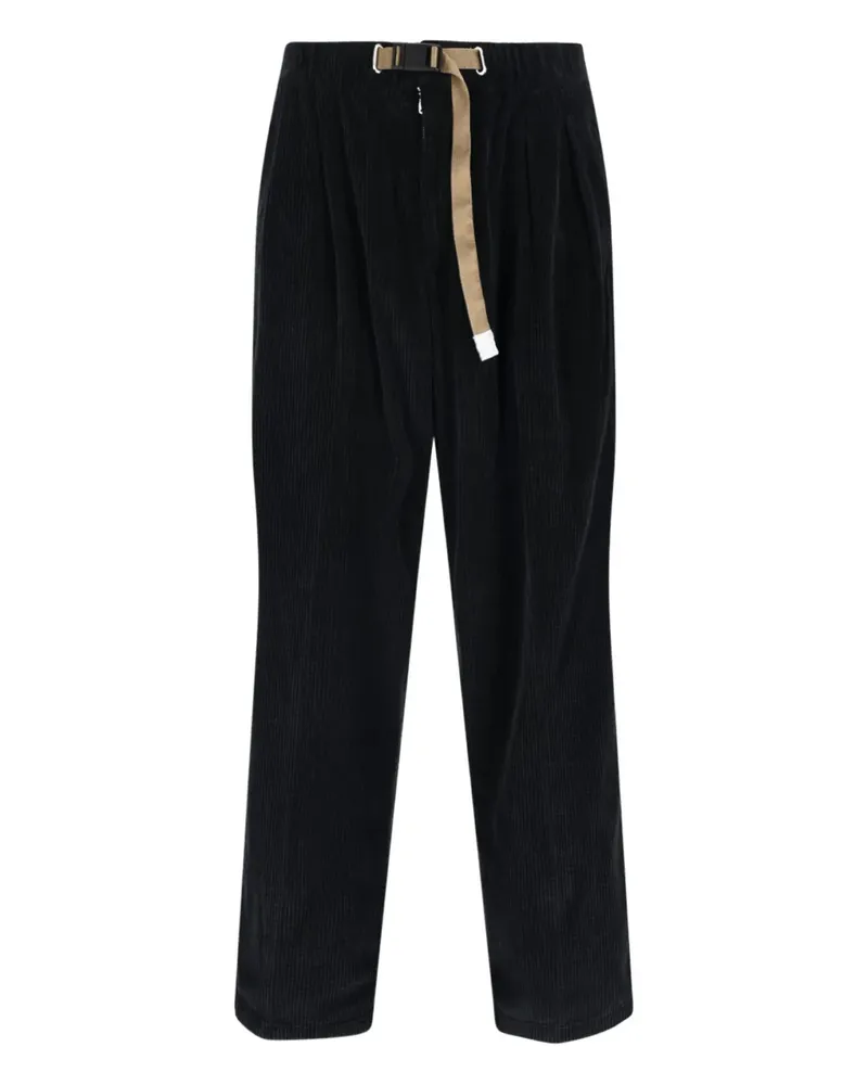 PLAN C Cordhose mit Gürtel - Schwarz Schwarz