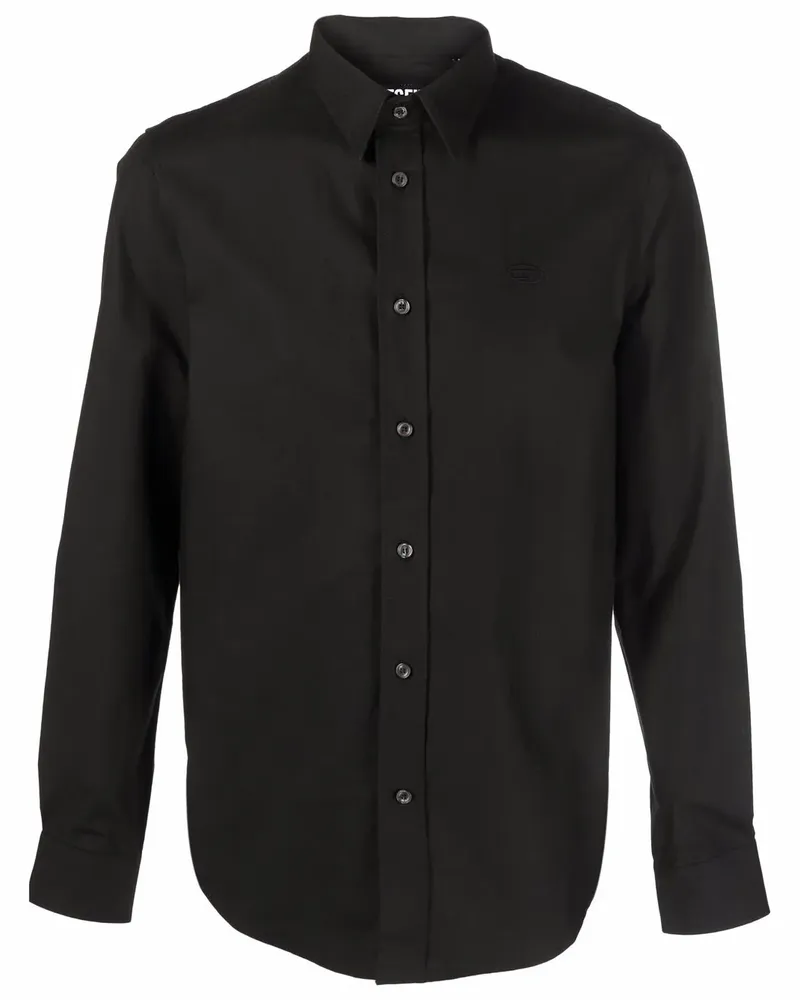 Diesel S-Ben-CL Hemd - Schwarz Schwarz