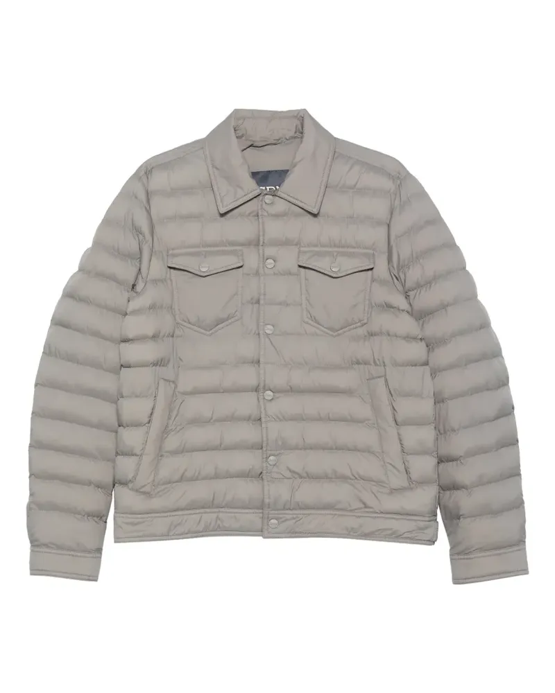 Herno buttoned pocket jacket - Grau Grau