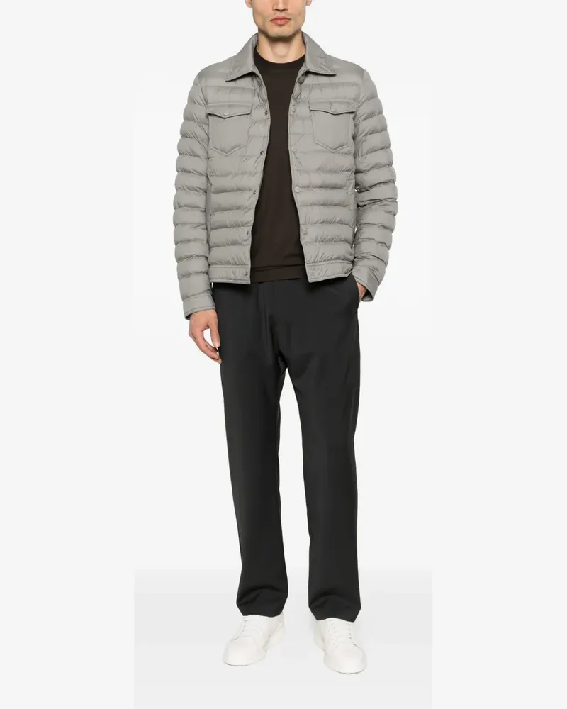 Herno buttoned pocket jacket - Grau Grau