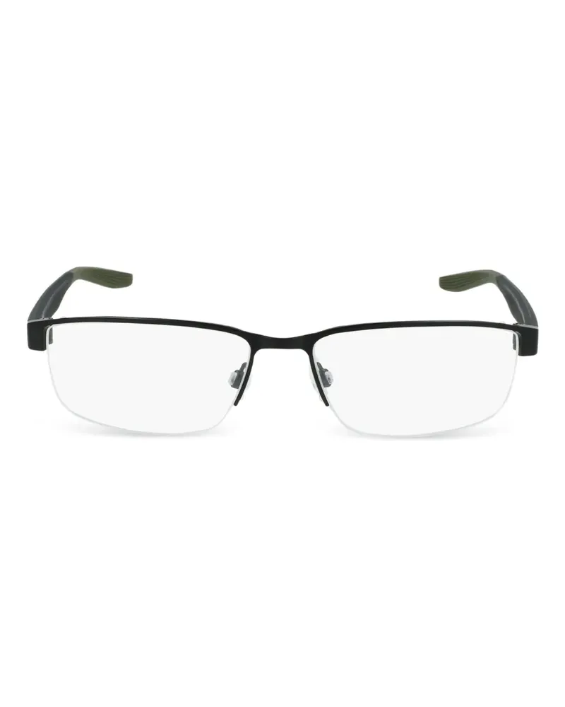 Nike Eckige 8138 Brille - Schwarz Schwarz