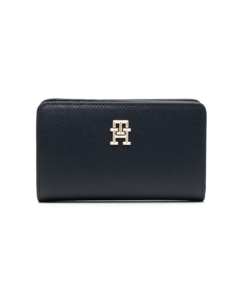 Tommy Hilfiger Portemonnaie mit Logo-Schild - Blau Blau