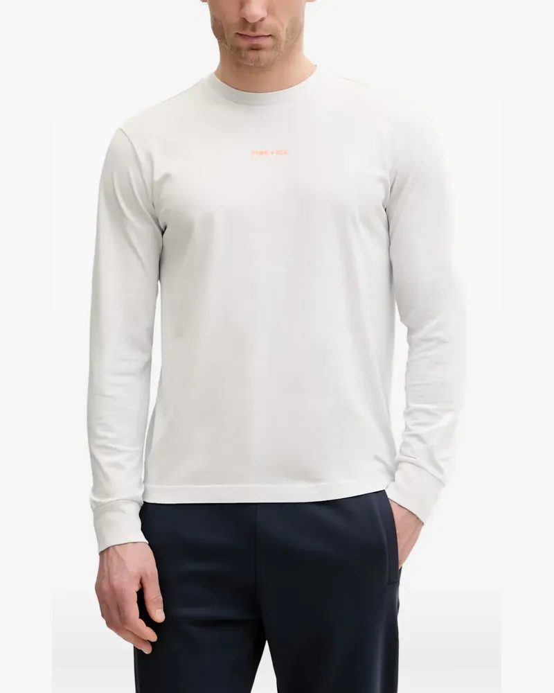Bogner Fire & Ice logo-print long-sleeve T-shirt - Grau Grau