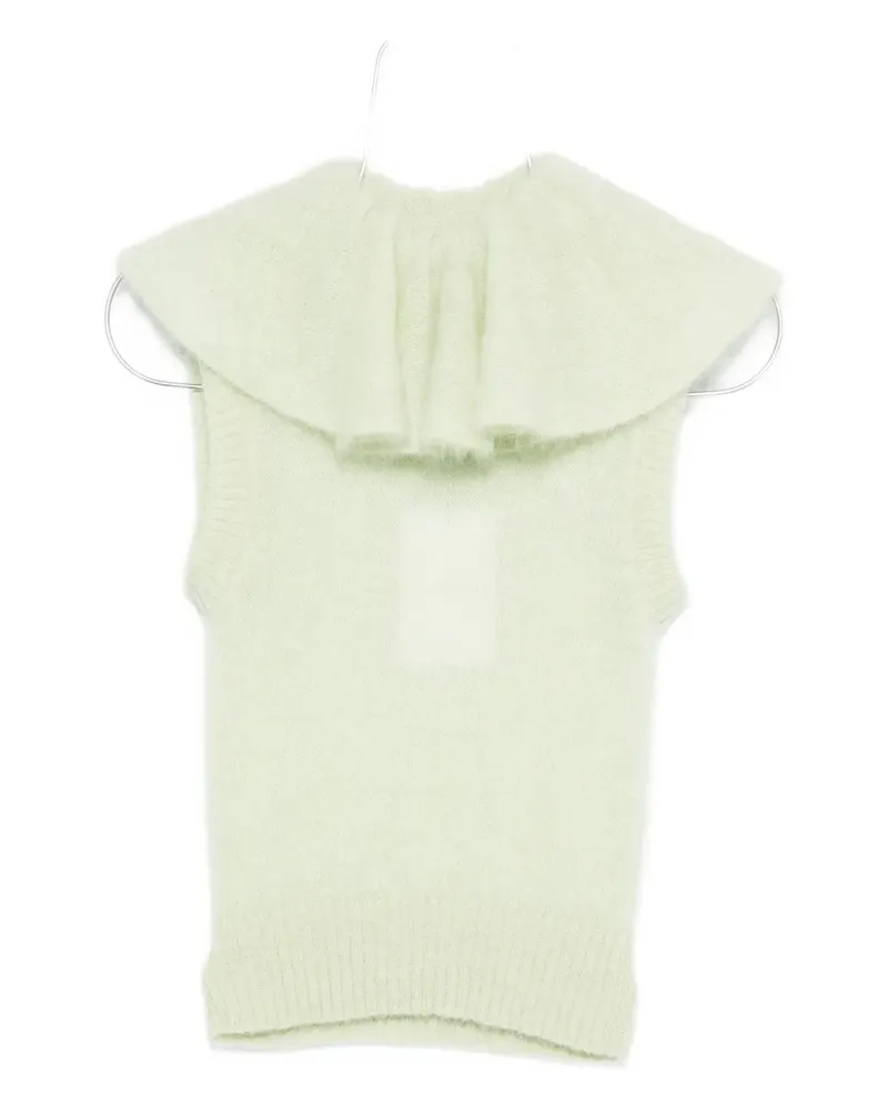 Viktor & Rolf Volant Weste mit Rüschen - Grün Grün