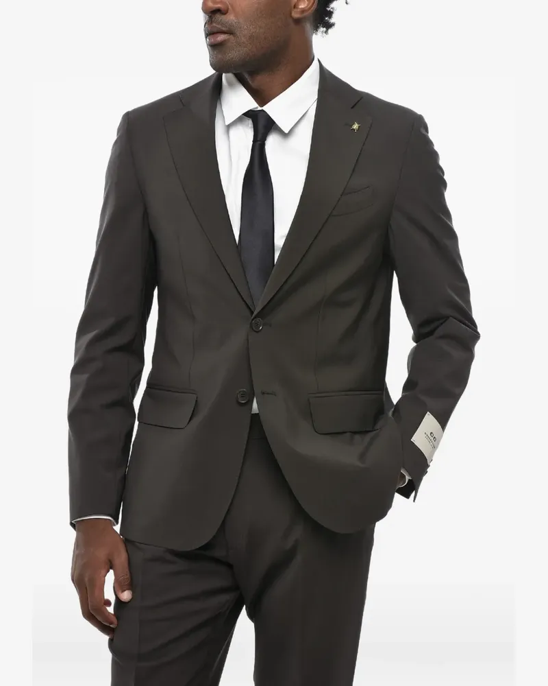 Corneliani CC Collection single-breasted two-button suit - Braun Braun
