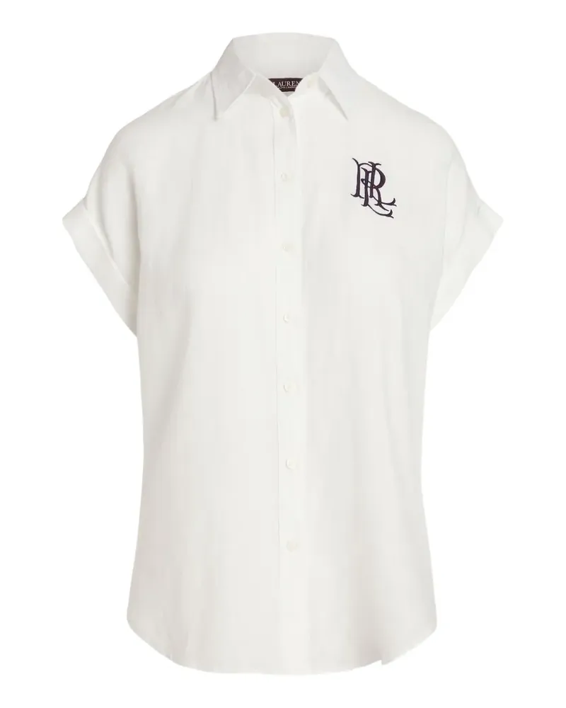 Ralph Lauren Hemd aus Leinen - Weiß Weiß