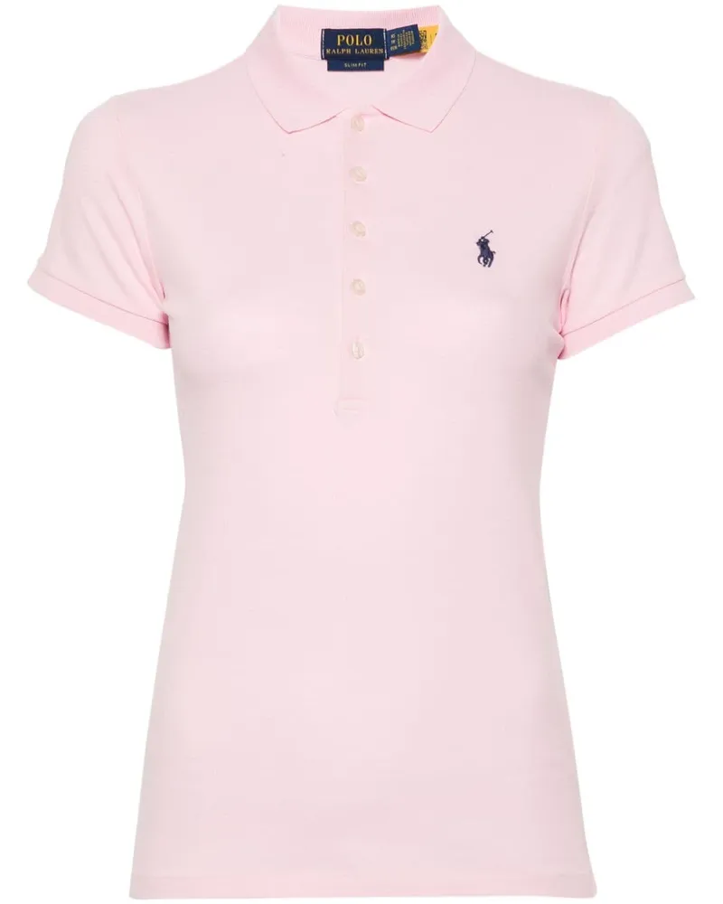 Ralph Lauren Poloshirt mit Polo Pony - Rosa Rosa