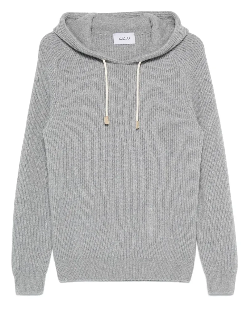 D4.0 Hoodie aus Kaschmir - Grau Grau