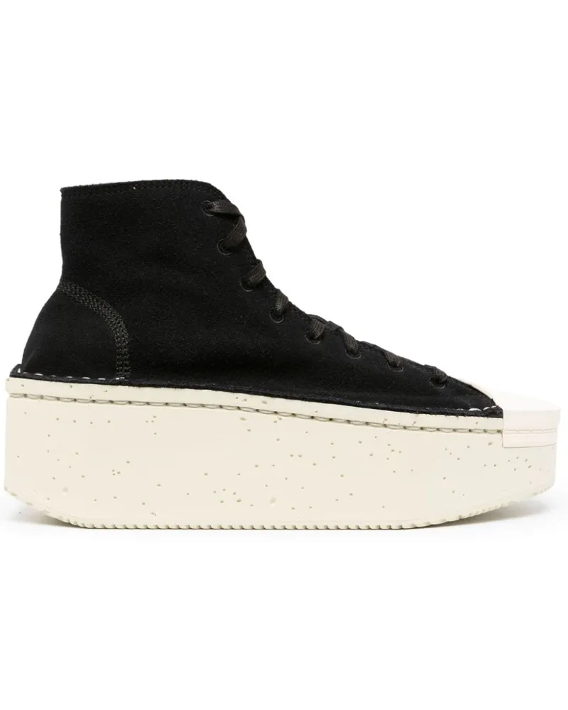 Y-3 Sneakers mit Plateau - Schwarz Schwarz
