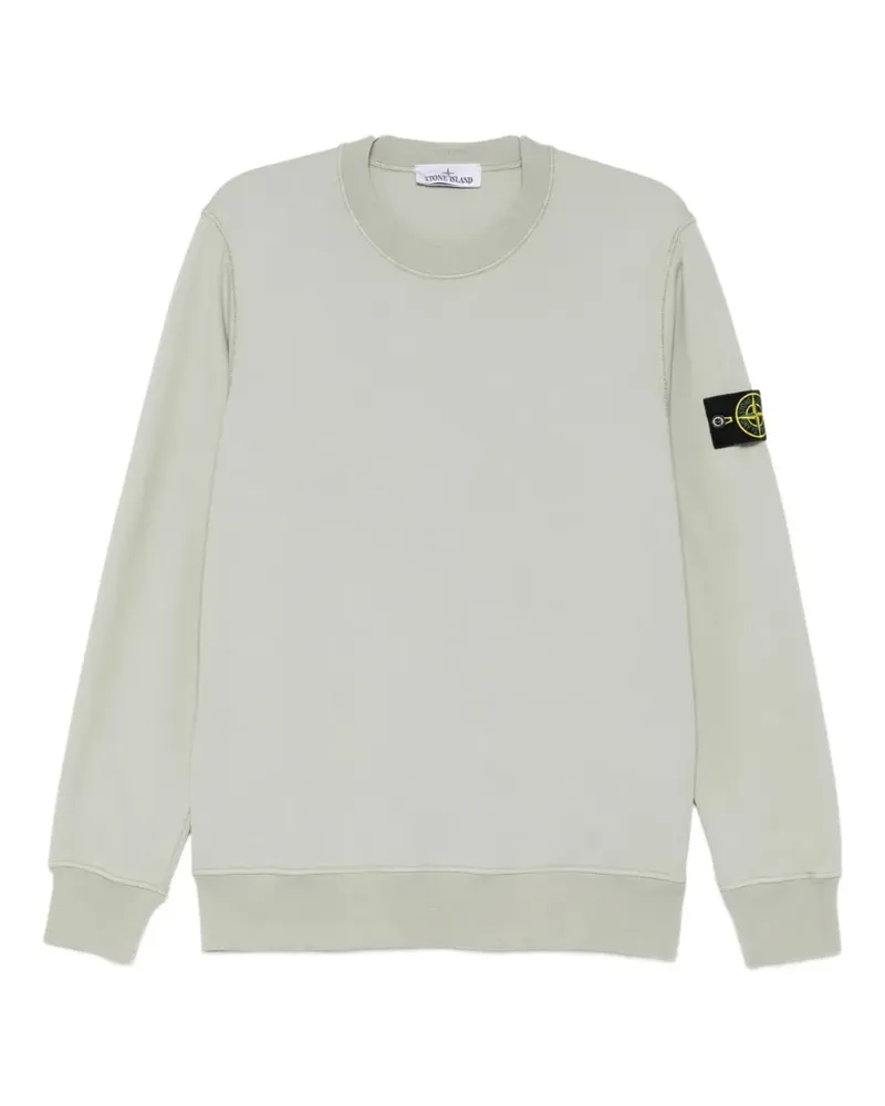 Stone Island Sweatshirt mit Logo-Patch - Blau Blau
