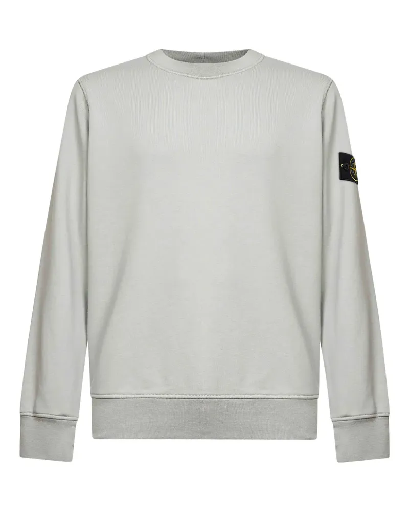 Stone Island ribbed badge sweatshirt - Grün Grün
