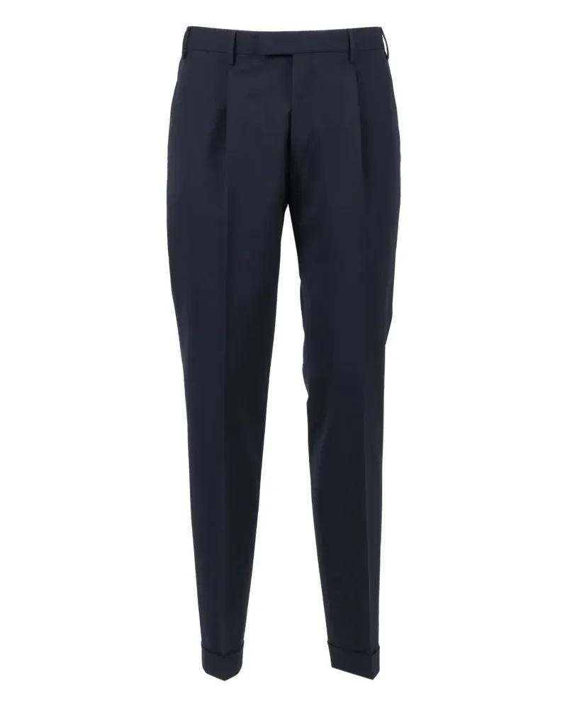 PT TORINO pleat-detail trousers - Blau Blau