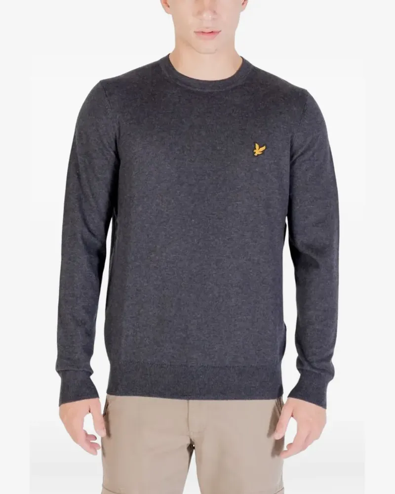 Lyle & Scott logo-patch sweater - Grau Grau