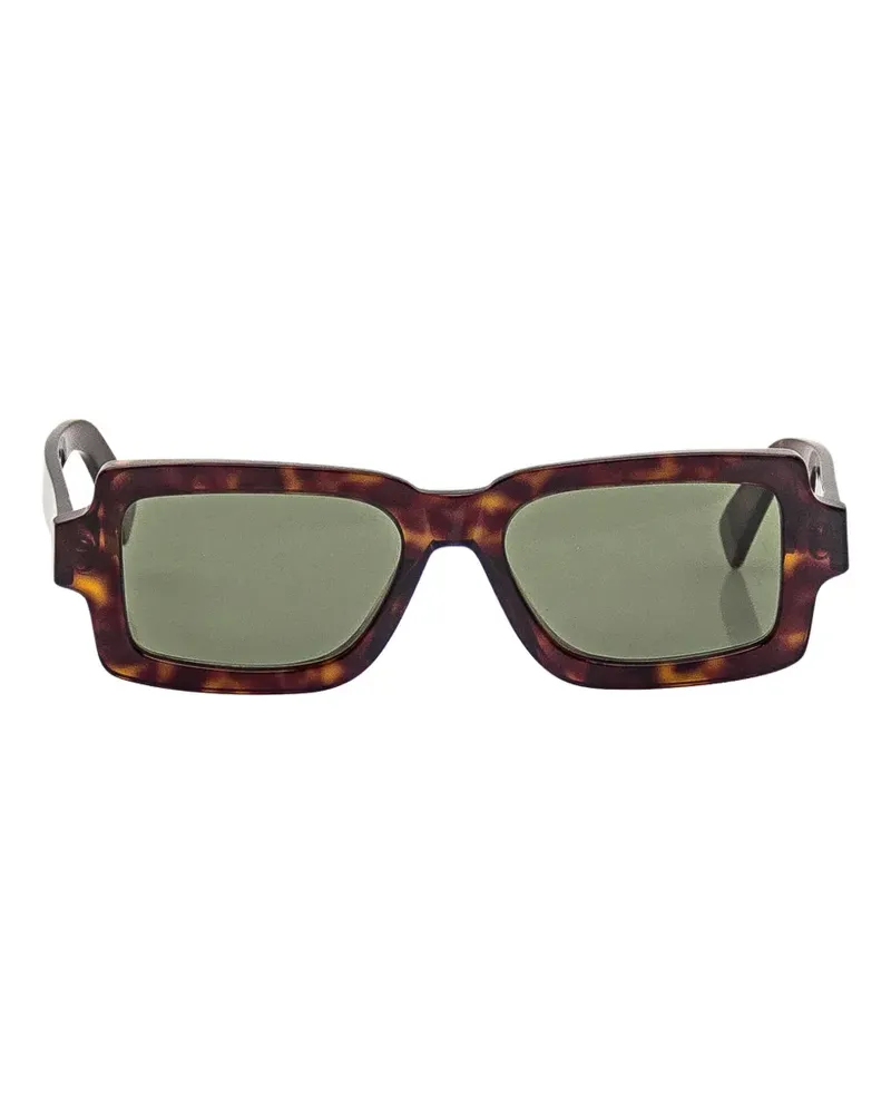 RETROSUPERFUTURE Caro rectangle-frame sunglasses - Braun Braun