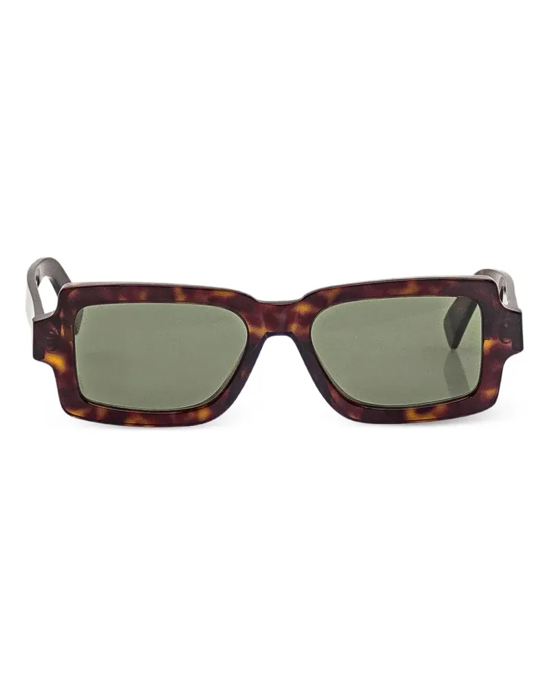 RETROSUPERFUTURE Caro rectangle-frame sunglasses - Braun Braun