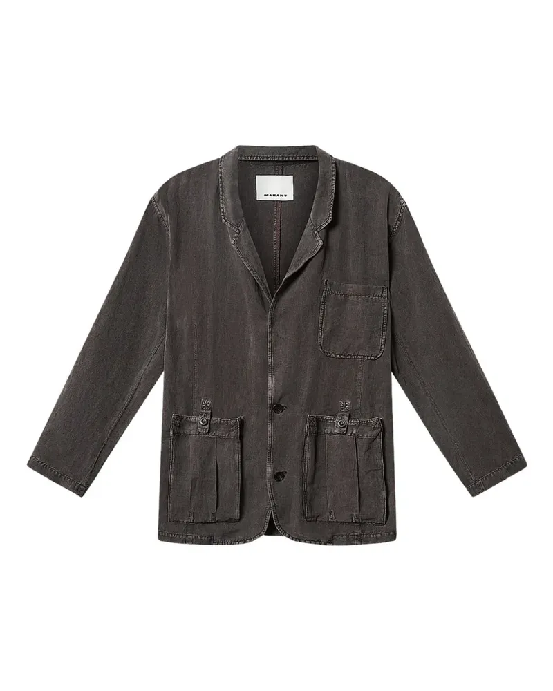 Isabel Marant Stan Sakko mit geknöpften Taschen - Grau Grau