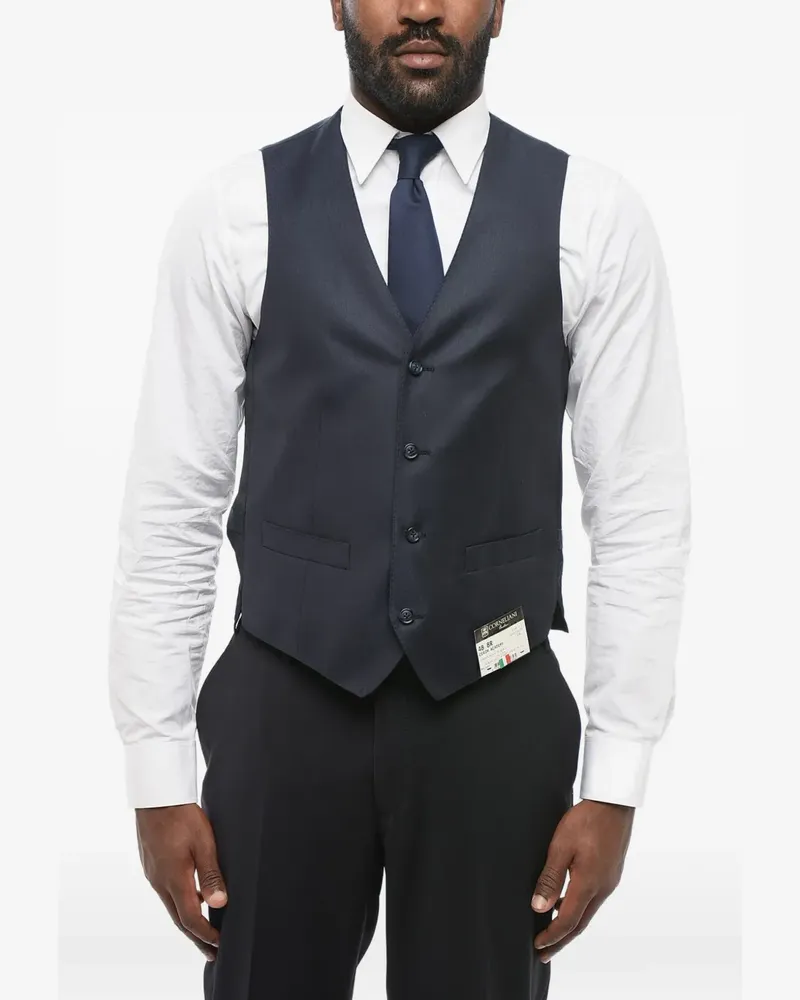 Corneliani V-neck waistcoat - Blau Blau