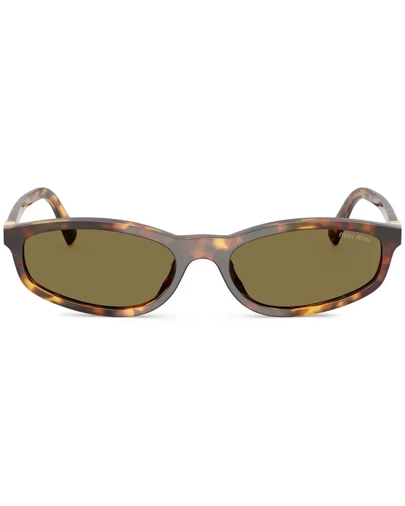Miu Miu Sonnenbrille in Schildpattoptik - Braun Braun