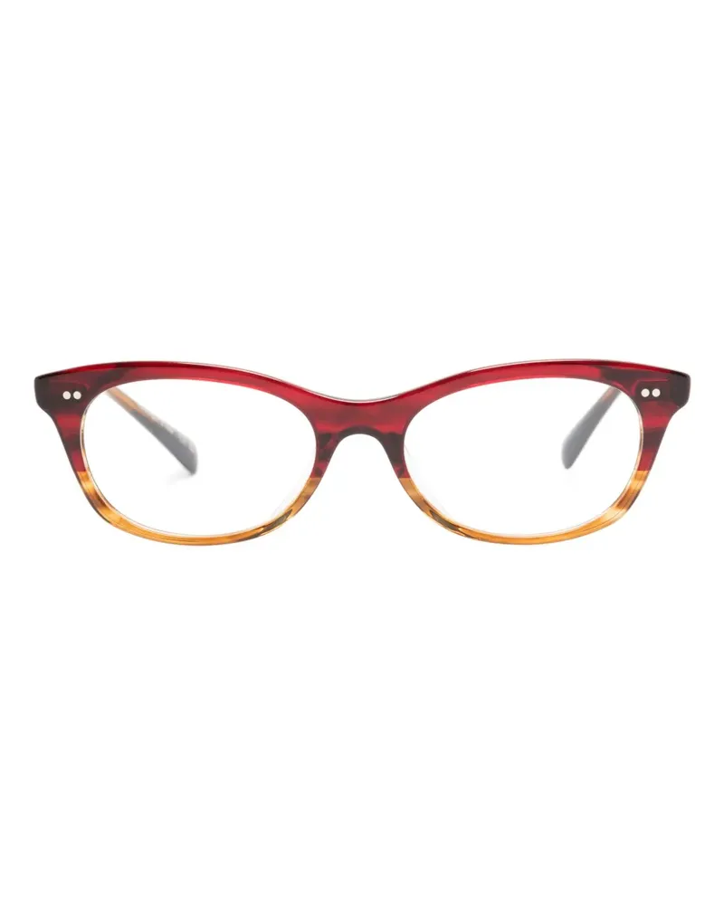 Oliver Peoples Dezerai Brille mit eckigem Gestell - Braun Braun